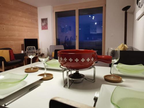  Modern apartment with an amazing view, Pension in Leysin