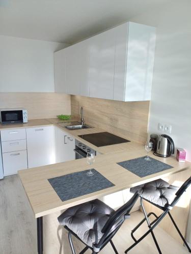 New air-conditioned apartment 5 minutes by walk from the airport with free garage parking, Bratislava (fotografie 4)