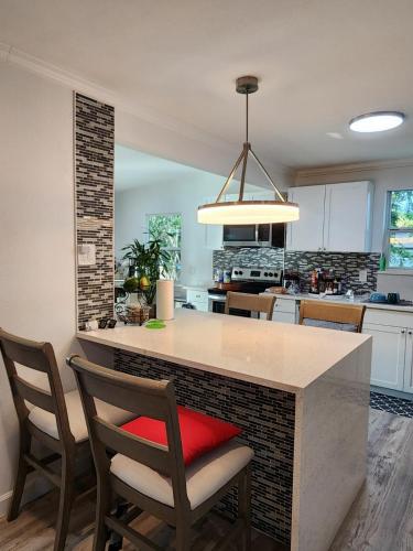 Spacious Bedroom with private workspace, ensuite bathroom - Room# 1 in SHARED house NO PET in Orlando, USA