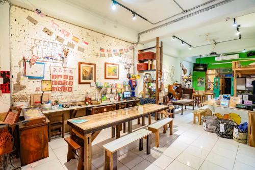 Restaurant, Fuqi Hostel - Yuanqi in Tainan