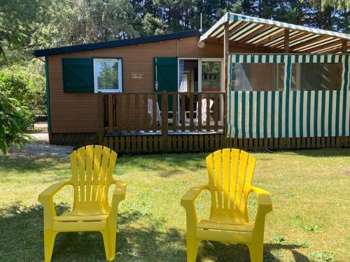 Dārzs, Chalet LA PERCHE au bord de l'eau in Saint-Aignan-le-Jaillard