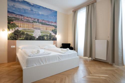  3-rooms central apartment with a king-size bed in Wien