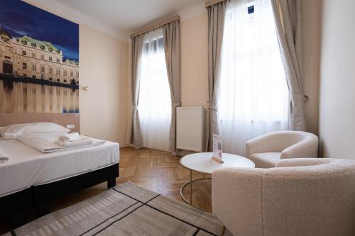  2-rooms central apartment with a king-size bed in Wien