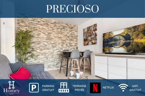 HOMEY PRECIOSO - Terrasse privée - Wifi et Netflix - Location saisonnière - Vétraz-Monthoux