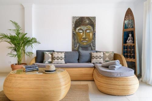 kawasan lounge/TV kongsi, Ocean Pebbles, The Sound of the Sea in Punta Mujeres