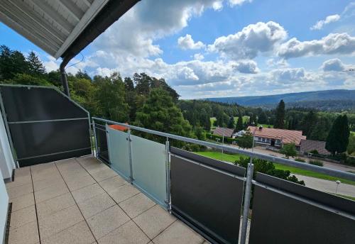 陽台/露台, Hotel Talblick in 多伯爾