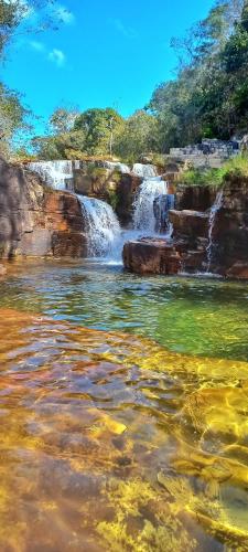 Paraiso na beira de cachoeiras Canyons Capitólio MG