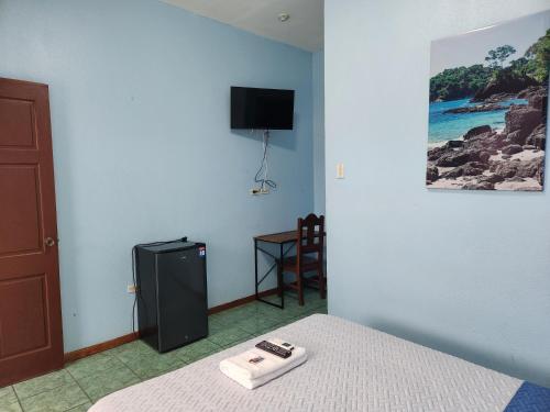 1 double bed