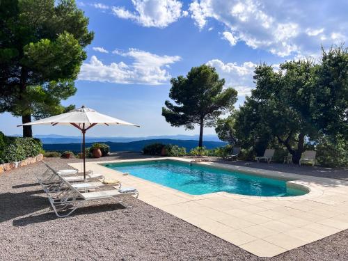 Villa "Le Sortilège" vue panoramique et piscine