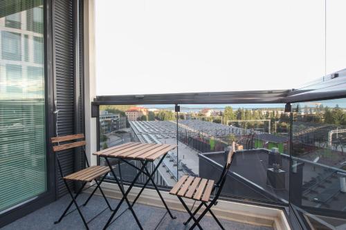 Balcony/terrace, Pramea Apartments Matkatupa in Kuopio