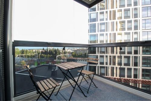 Balcony/terrace, Pramea Apartments Matkatupa in Kuopio