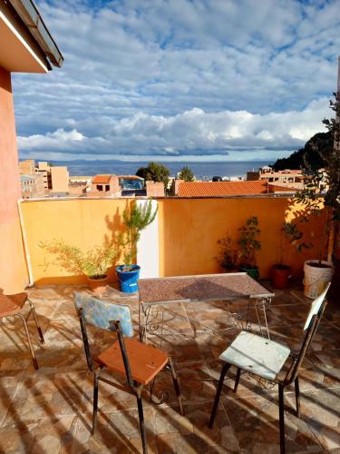 Balcony/terrace, Hostal Puerto Alegre in Copacabana