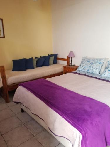 1 double bed