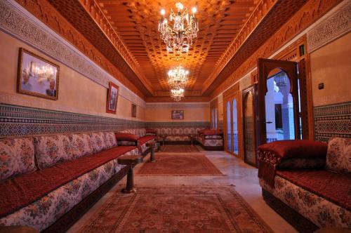공용 라운지/TV 시청 구역, Palais Riad Reda & Spa in 페즈 엘 즈디드