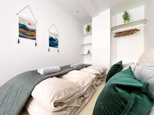 Freundliche Ferienwohnung mit Regendusche, Küche, Waschmaschine&Trockner, TV, WLAN, Lipsko (fotografie 5)