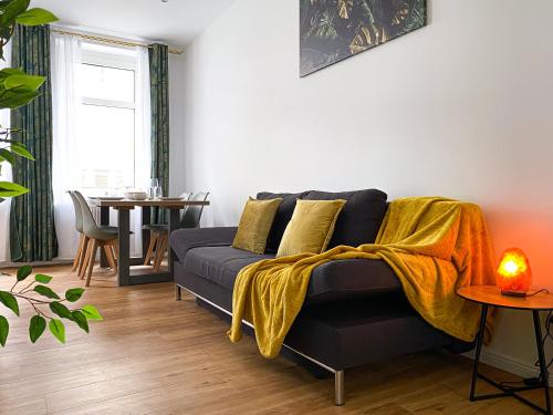 Freundliche Ferienwohnung mit Regendusche, Küche, Waschmaschine&Trockner, TV, WLAN, Lipsko (fotografie 7)