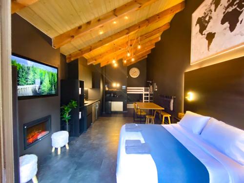 Modern Black Studio Penthouse En Valle De Incles - Parking Gratis