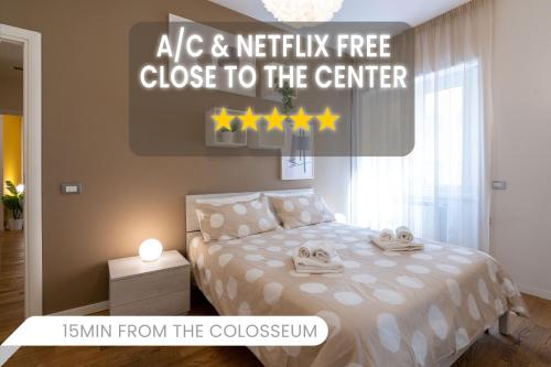 -15min dal Colosseo- Aria condizionata & Netflix Gratis