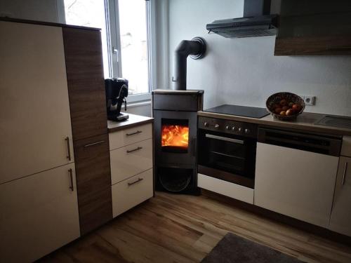 virtuve, Apartment direkt am Weingut Garber in Wies (Styria)