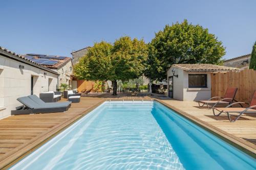 Villa Cantalupo piscine St Emilion