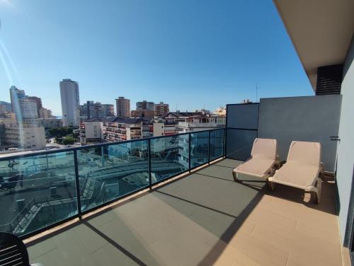 Balkon/Terrasse, Hotel Bristol in Parque de l'Aiguera