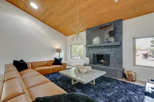 Chic Flagstaff Retreat with Fireplace and Patio!