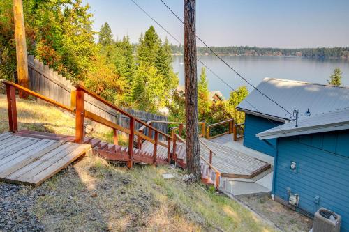 Hillside Home with Dock about 8 Mi to Coeur dAlene!