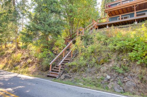 Hillside Home with Dock about 8 Mi to Coeur dAlene!