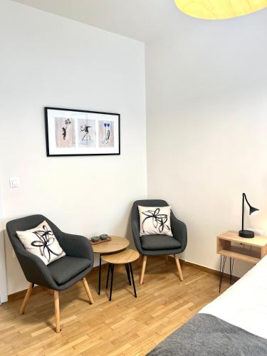 KK Athens Fine Stay -Neos Kosmos-Modern Apartments Opposite Metro with Rooftop Lounge & Acropolis Views, Athen (Foto 11)