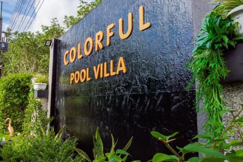 Colorful Pool Villa