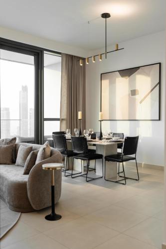 Ultimate Stay Full Burj Khalifa & Downtown Views Designer Luxury High Floor connected to Dubai Mall for 4 People, Dubaj (fotografie 3)