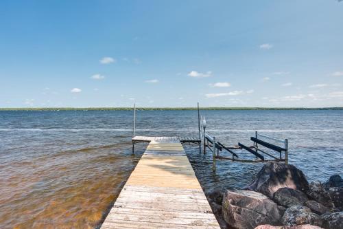 Lakefront Marenisco Cabin with Private Dock!