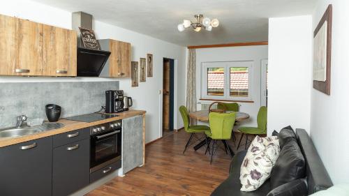 köök, Appartements Alpengarten in Mallnitz
