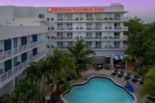 View, Hilton Garden Inn Miami Brickell South in Coral Way