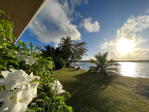สวน, Villa Toa Pearl Bora Bora in ฟานุย
