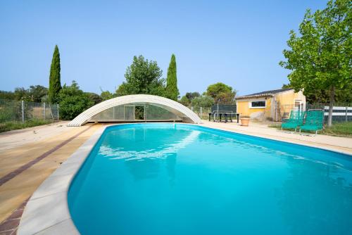 Maison Abricot avec piscine - Aspiran