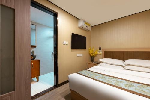1 double bed