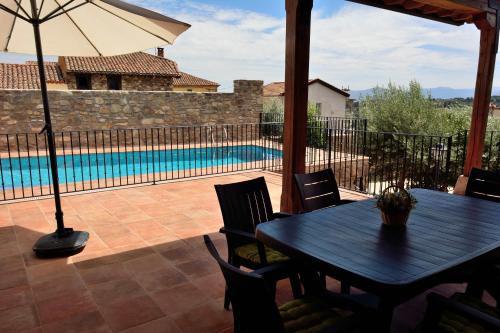Erkély/terasz, Casa Rural-Rosa de los Vientos in Braojos