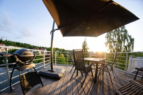 Weitblick-Loft mit Terrasse