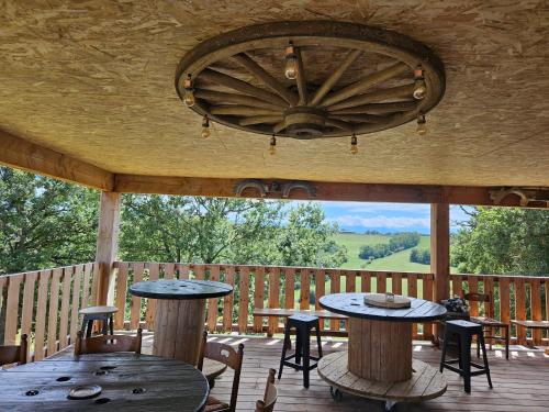 Iekārtas, ferme de castel pouzouilh in Le Fossat (Midi-Pyrenees)
