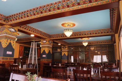 Restaurang, Hotel De Purang in Muktinath