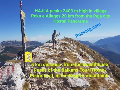 Peaks of the Balkans Trail 192 km -- Hostel Panorama --