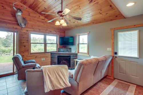Pet-Friendly Iron River Cabin with Fire Pit! in Iron River, USA
