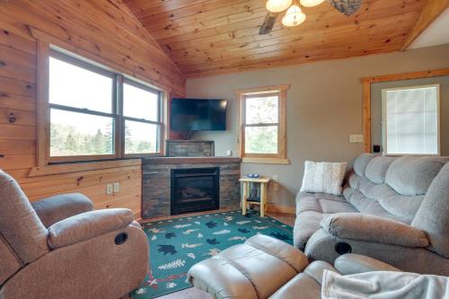 Pet-Friendly Iron River Cabin with Fire Pit! in Iron River, USA