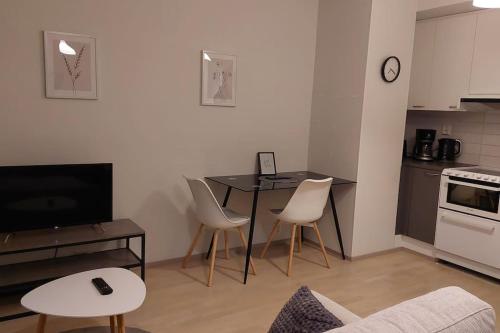 Top location studio in town right next to the train station and free parking Kotimaailma Apartments in Jyvaskyla