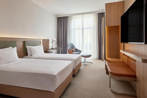 2 twin beds