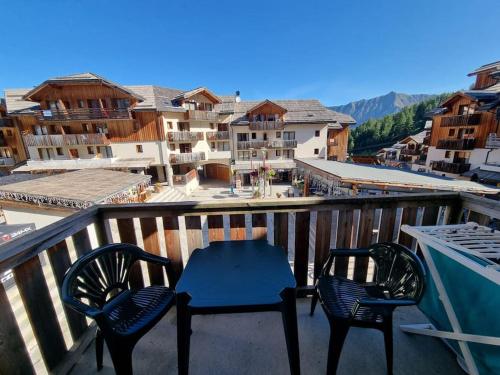T2 + coin montagne - Wifi/Piscine - Les Orres 1800, Les Orres (foto 5)