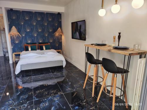 Studio avec jaccuzzi in Saintry-sur-Seine