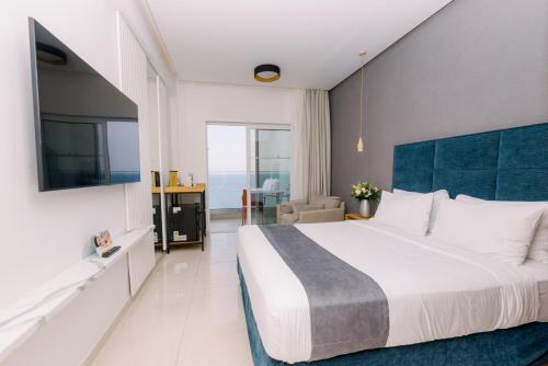 Quarto duplo, lado do mar, varanda