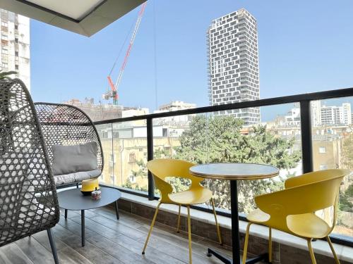 Terraza/balcón, Jerusalem 9 - By Beach Apartments TLV in Bat Yam
